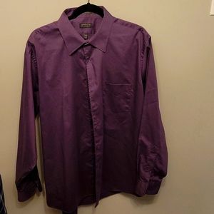 Xl purple Arrow pin stripe shirt